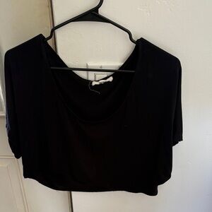 Black Women's Crop Top